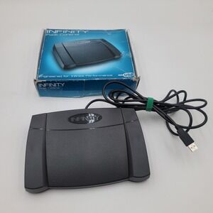 Infinity IN-USB-2 Digital Foot Control Transcription Pedal Black USB Wired